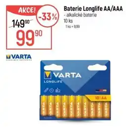 Globus Varta baterie alkalické AA/AAA nabídka