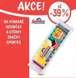 Globus Spontex houbičky a utěrky nabídka