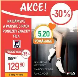 Globus Fila dámské a pánské ponožky nabídka