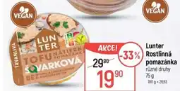 Globus Lunter tofu pomazánka nabídka