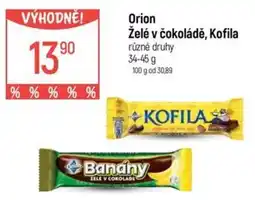 Globus Orion žele v čokoládě, kofila nabídka