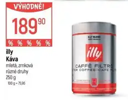 Globus illy káva nabídka