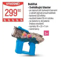 Globus Bublík světélkující blaster nabídka