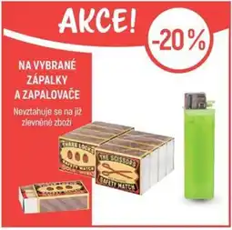Globus Zápalky a zapalovače nabídka