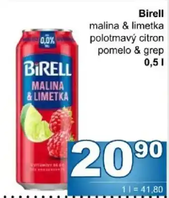 Birell malina & limetka