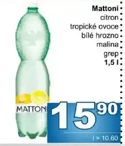 Jip Mattoni citron tropické ovoce bílé hrozno malina grep nabídka