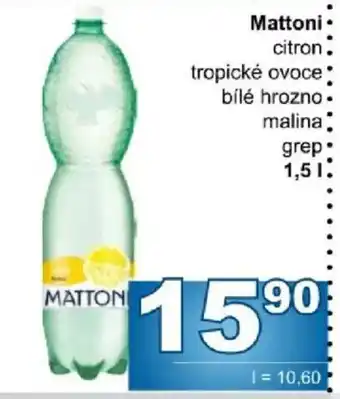 Mattoni citron tropické ovoce bílé hrozno malina grep