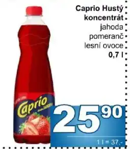 Jip Caprio hustý koncentrát jahoda pomeranč lesní ovoce nabídka