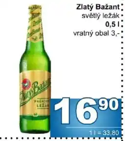 Jip Zlatý Bažant světlý ležák nabídka