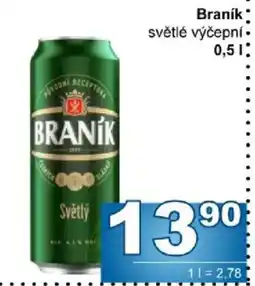 Jip Braník světlý výčepní nabídka