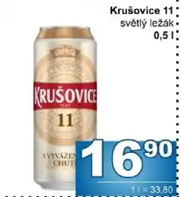 Jip Krušovice 11 světlý ležák nabídka