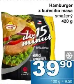 Jip Výhodnější kuřecí hamburger nabídka