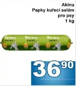 Jip Akinu papky kuřecí salám pro psy nabídka