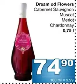 Jip Dream od Flowers Cabernet Sauvignon Muscat Merlot Chardonnay nabídka