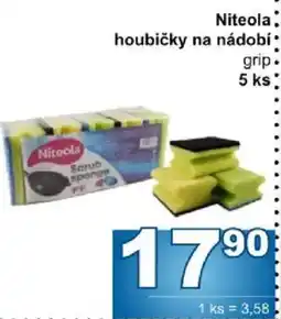 Jip Niteola houbičky na nádobí grip nabídka