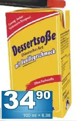 Jip Dessertsoße Dänische Art mit Vanillegeschmack nabídka