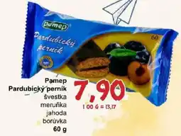 Jip Pamep Pardubický perník švestka meruňka jahoda borůvka nabídka