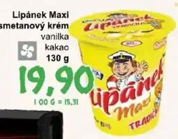 Jip Lipánek Maxi smetanový krém vanilka kakao nabídka