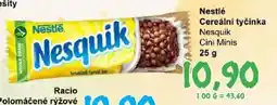 Jip Nestlé Cereální tyčinka Nesquik Cini Minis nabídka