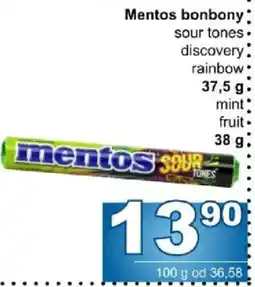 Jip mentos sour tones nabídka
