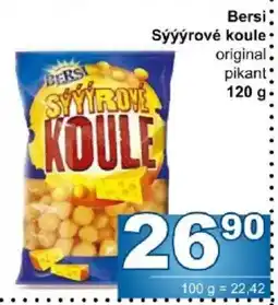 Jip Bersi sýrové koule nabídka