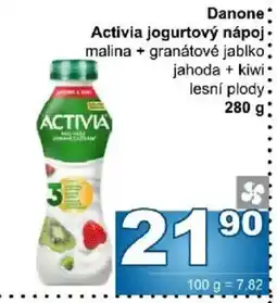 Jip Danone Activia jogurtový nápoj nabídka