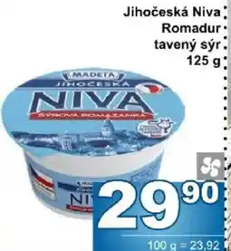 Jip Niva syrová pomazánka nabídka