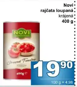 Jip Novi rajčata loupaná krájená nabídka