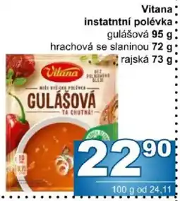 Jip Vitana instattní polévka gulášová nabídka