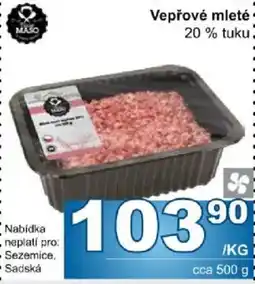 Jip Maso vepřové mleté nabídka