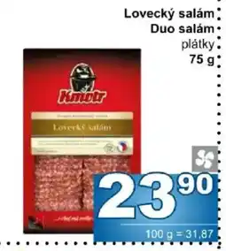 Jip Knotr lovecký salám nabídka