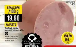 Jip Vepřová šunka nejvyšší jakosti 90% nabídka