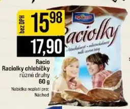 Jip Racio Raciolky chlebíčky nabídka