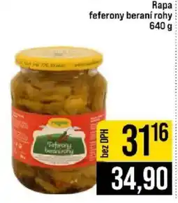 Jip Rapa feferony beraní rohy nabídka