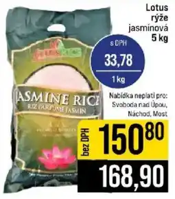 Jip Lotus rýže jasminová nabídka