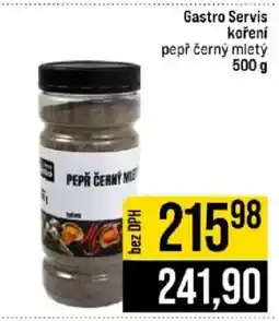 Jip Gastro Servis koreni pepř černý mletý nabídka