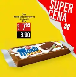 Jip Zott Monte Snack nabídka