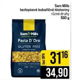 Jip Sam Mills bezlepkové kukuřičné těstoviny nabídka