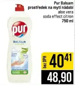 Jip Pur Balsam prostředek na mytí nádobí aloe vera soda effect citron nabídka