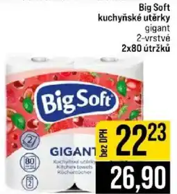 Jip Big Soft kuchyňské utěrky gigant nabídka
