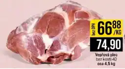 Jip Vepřová plec bez kosti 4D nabídka