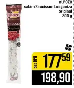 Jip eLP0ZO salám Saucisson Longaniza original nabídka