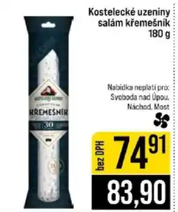 Jip Kostelecké uzeniny salám křemešník nabídka