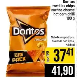 Jip Doritos nacho tortillas chips nachos cheese hot corn chilli nabídka