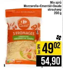 Jip Classic mix sýrů mozzarella+ementál+gouda nabídka