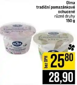 Jip Olma tradiční pomazánkové ochucené nabídka