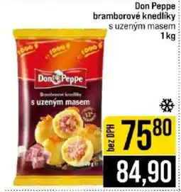 Jip Don Peppe bramborové knedlíky s uzeným masem nabídka