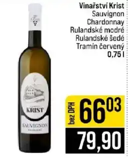 Jip Krist sauvignon nabídka