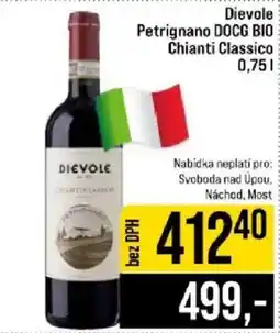 Jip Dievole Petrignano DOCG BIO Chianti Classico nabídka