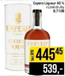 Jip Espero liqueur nabídka